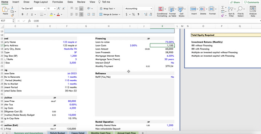 Ultimate Rental Property Analyzer